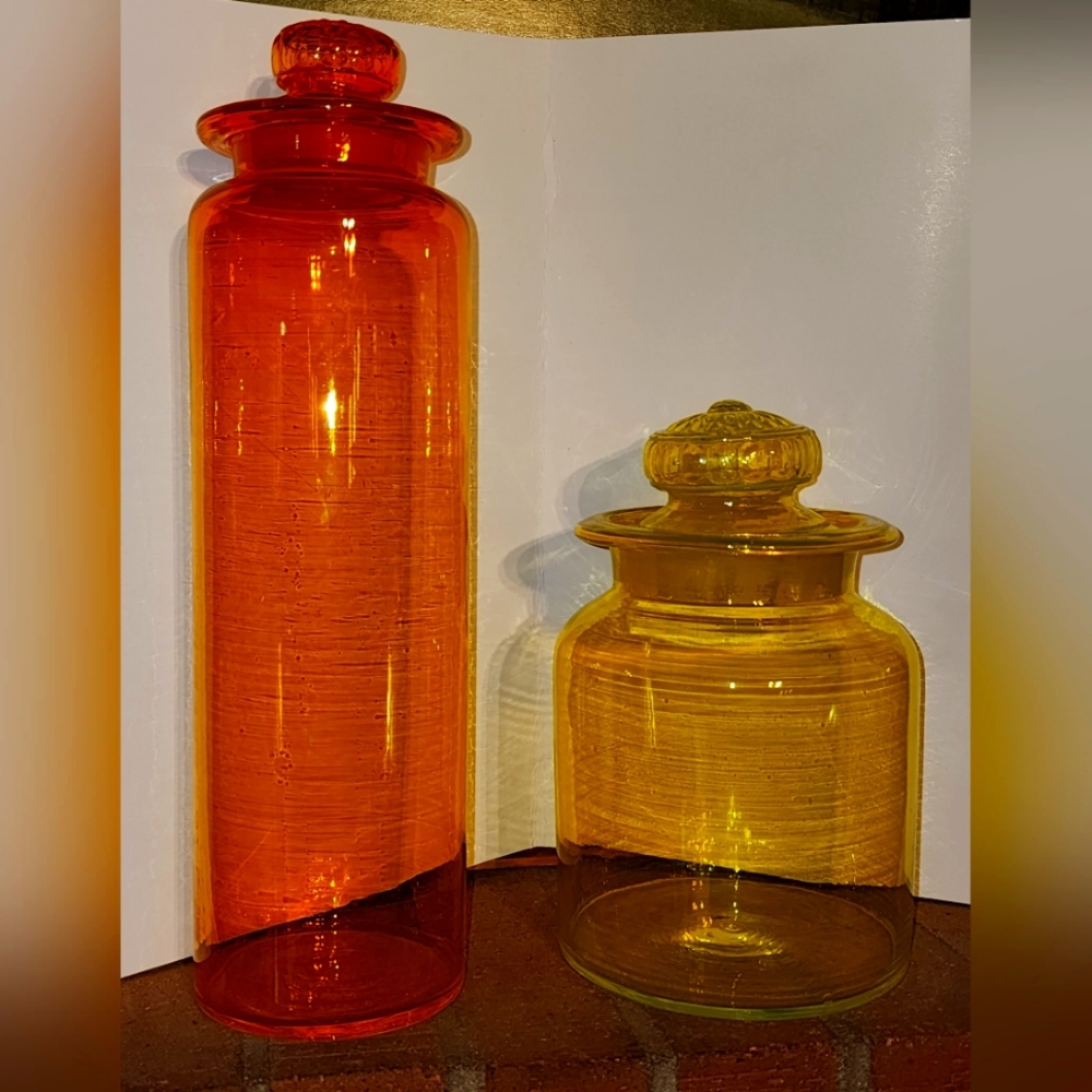 Set of Vintage Apothecary Jars